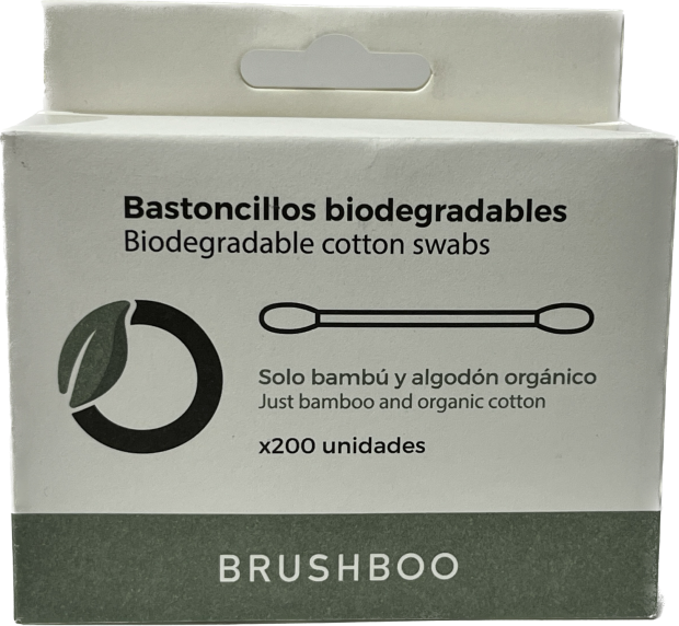 Bastoncillos Biodegradables de Algodón 100ud