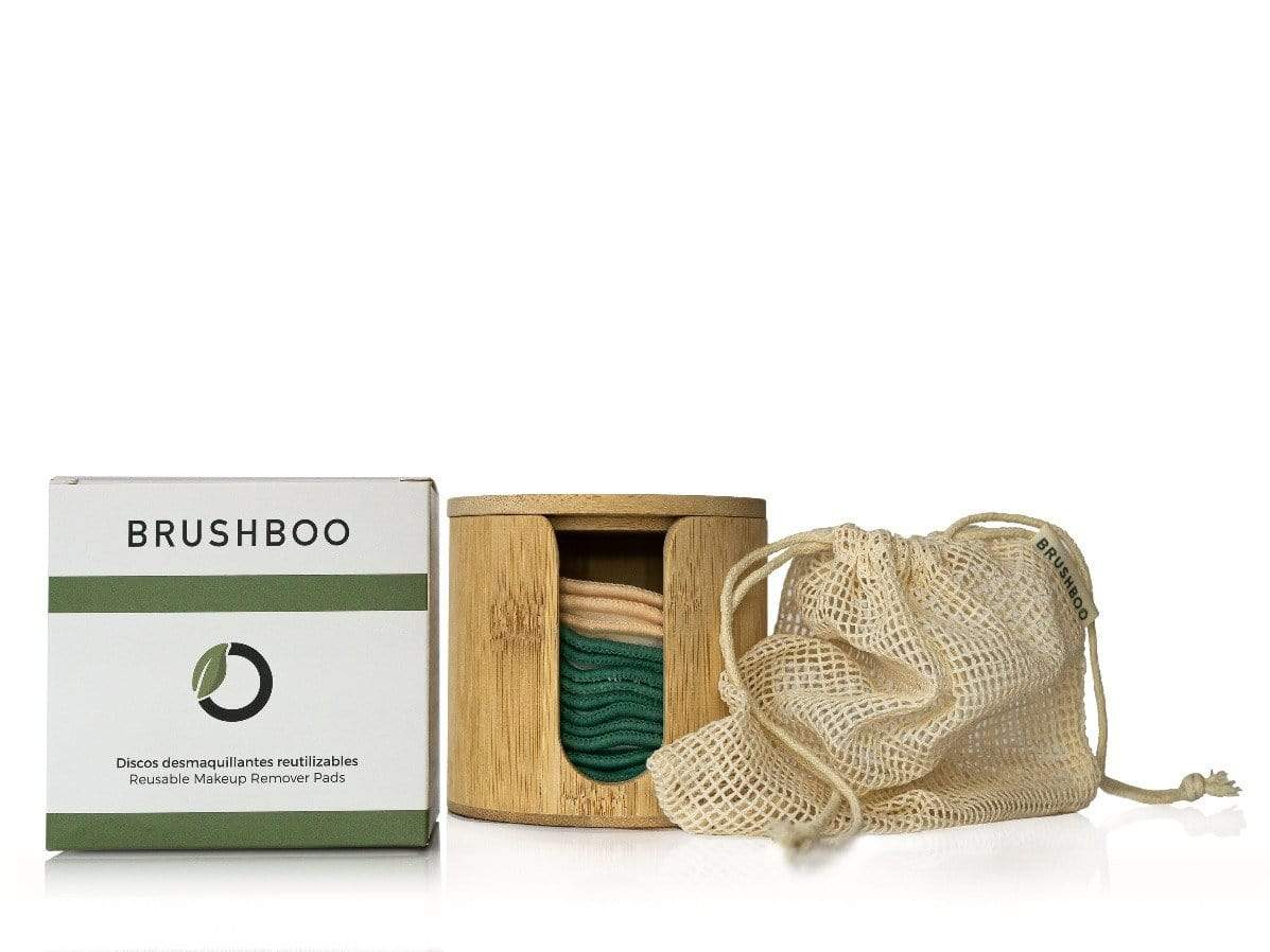 Discos desmaquillantes reutilizables de fibra de bambu ecológico Cantidad  Pack de 3