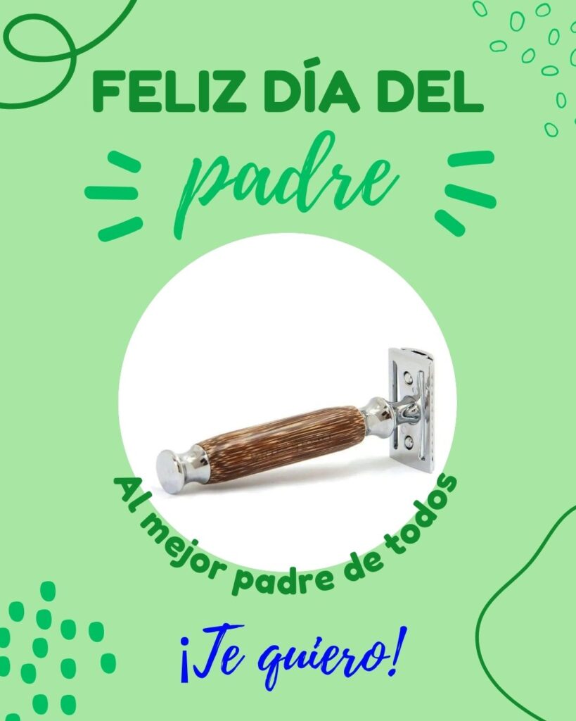 maquinilla de afeitar bambú día del padre 2025